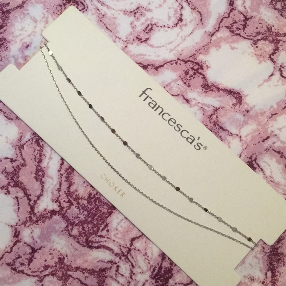 Silver Double-Chain Choker